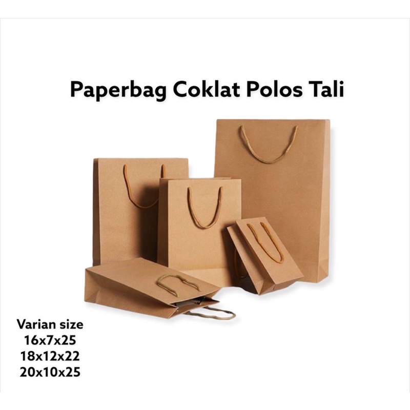 

Paper Bag Murah Coklat Polos dan Hitam Polos