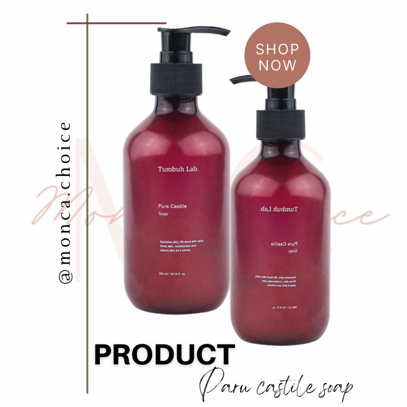 [SIAP KIRIM] TUMBUHLAB Pure Castile Soap