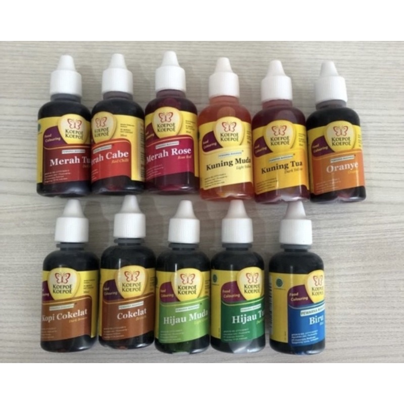

Pewarna Makanan Cair Koepoe Kupu 30Ml