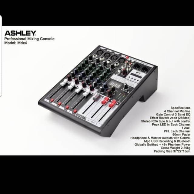 Mixer ASHLEY MDX4(4 channel)