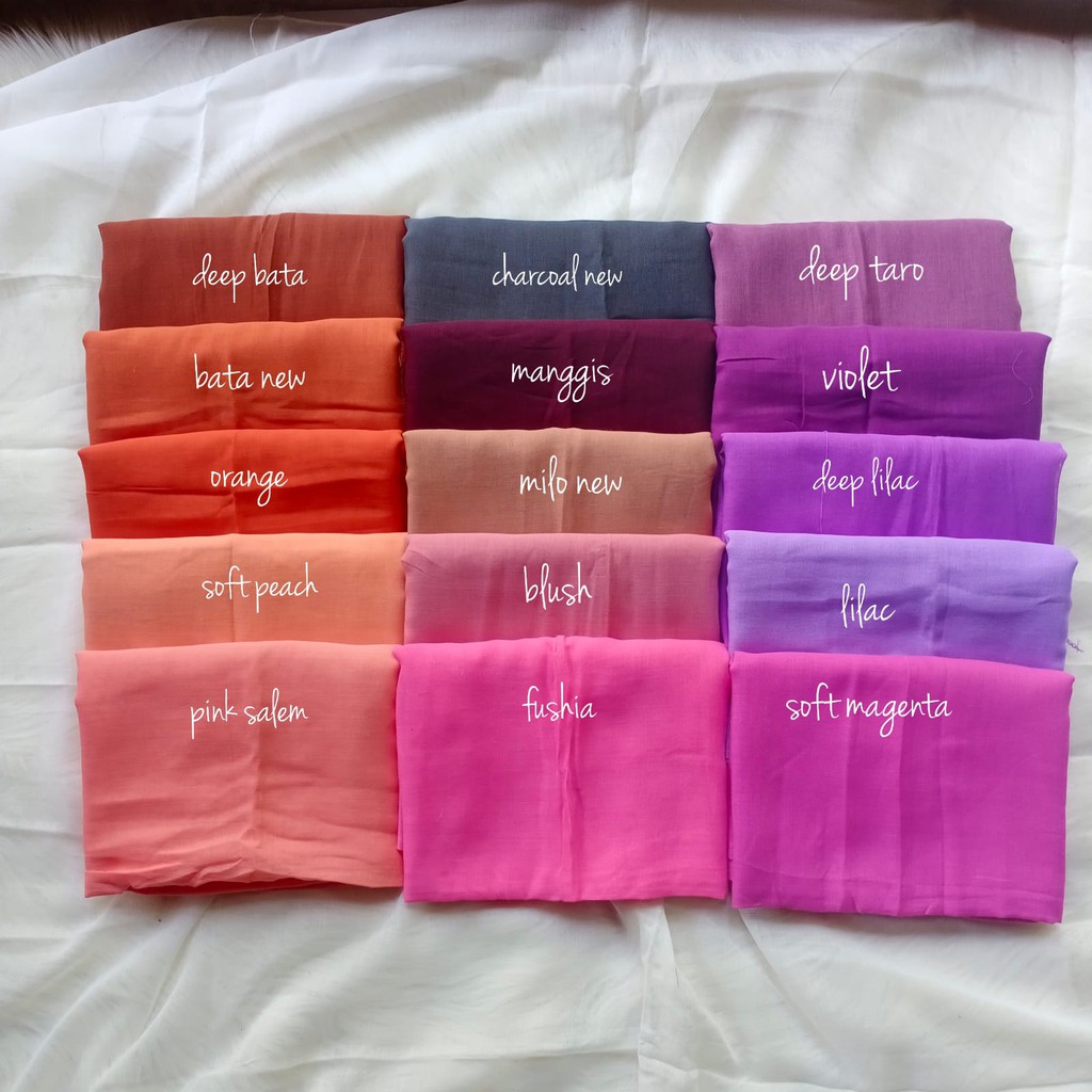 HIJAB GROSIR / HIJAB Paris Polos Kerudung Segiempat Murah BY UMAMA/RED ROSE