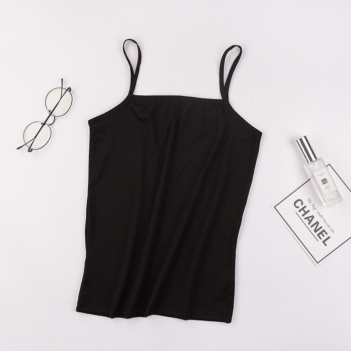 Tanktop Polos Wanita ( Hitam/Putih/Cream) Elegan  dan tidak gerah