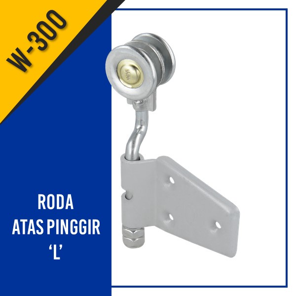 RODA ATAS PINGGIR L RD2 WINA W300 UNTUK PINTU DORONG SLIDING