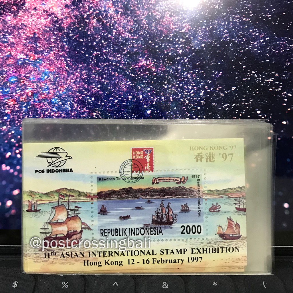 

Prangko 11th Asian International Stamp Exhibition Hong Kong 97 1997 Souvenir Sheet Perangko Murah