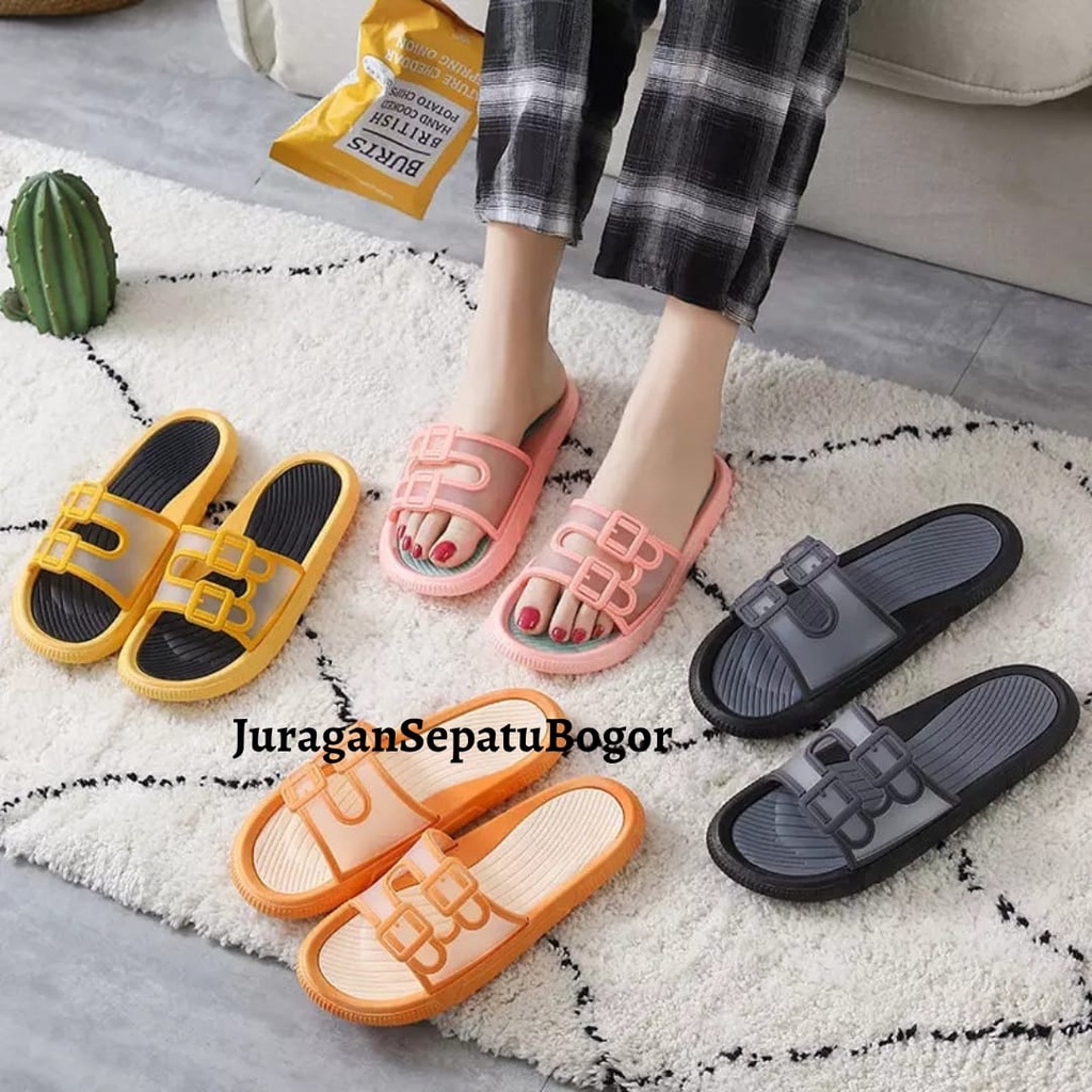 Sandal Jelly Import VANILLA  217 /  Selop Karet CEWEK COWOK