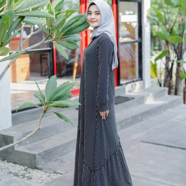 PRELOVED HOMEYDRESS BBC COLLECTION KAOS RAYON HOMEDRESS SECOND STRIPE SALUR