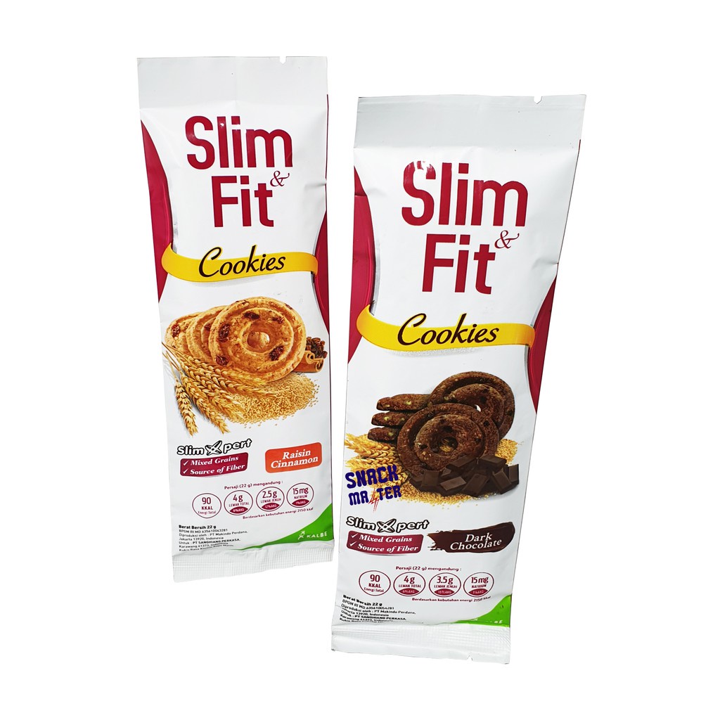 

Slim & Fit Cookies Snack Diet Low Calori - Netto 22 gr