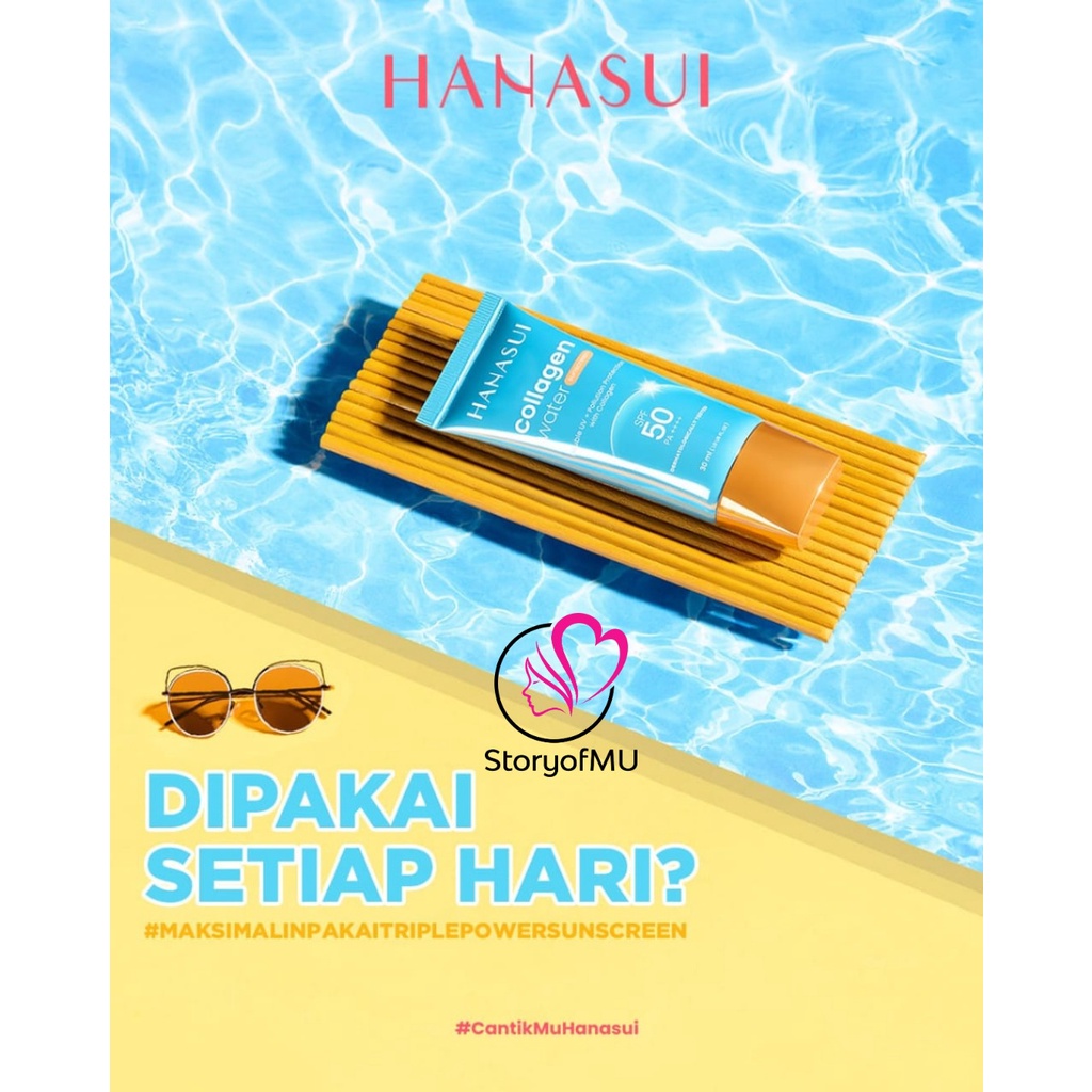 HANASUI Collagen Water Sunscreen SPF50 PA++++ UV 30ml-2