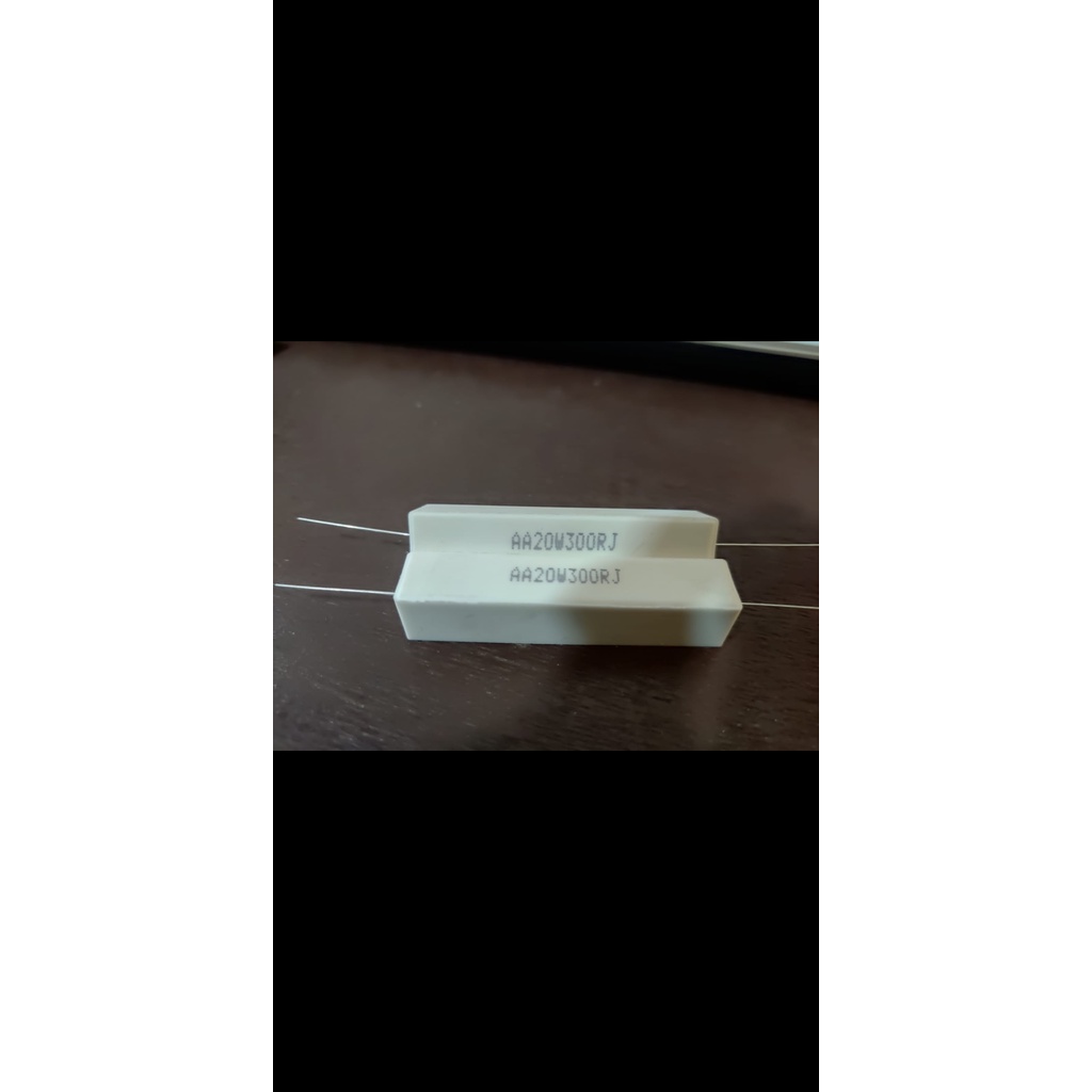 RESISTOR KAPUR 20 WATT 20W 300 OHM 300RJ OHM