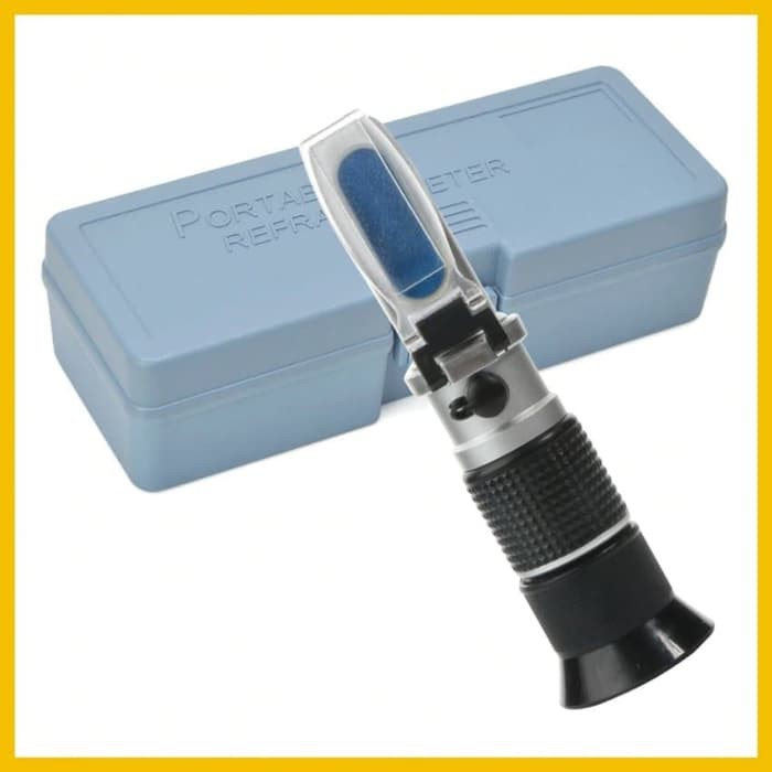 Refractometer Alat Ukur Kadar Gula Air/Madu Brix 58-90% Handheld Untuk Peternakan Lebah