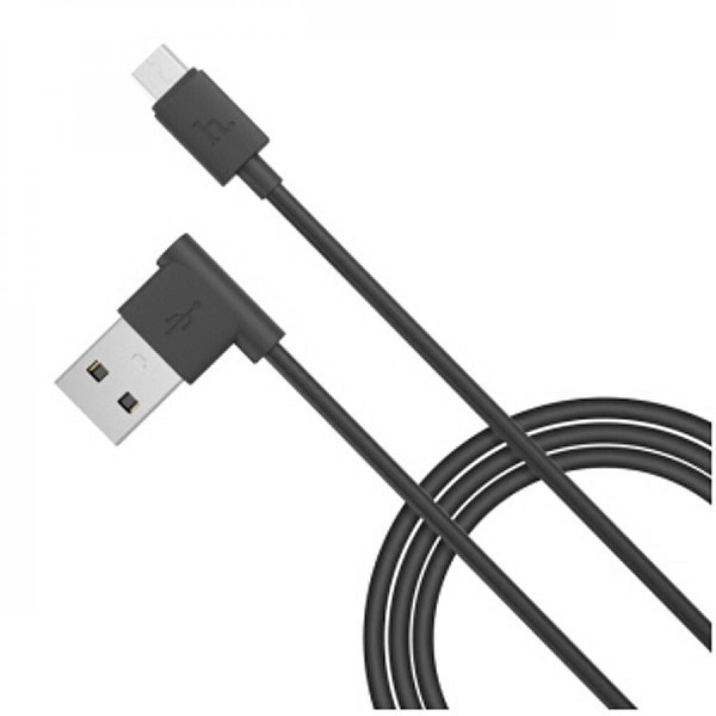 Cable Hoco L Shape Micro USB 120CM Black
