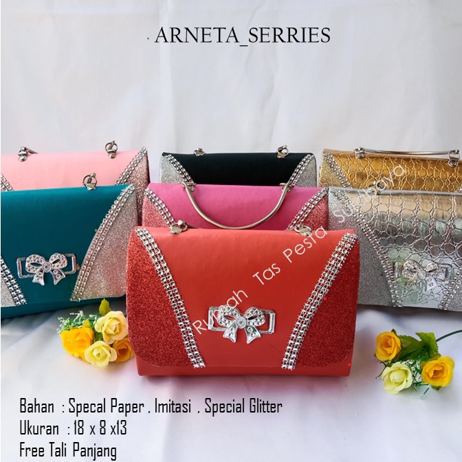 Tas Pesta,Tas Kecil,Tas Imut,ARNETA_MERAH