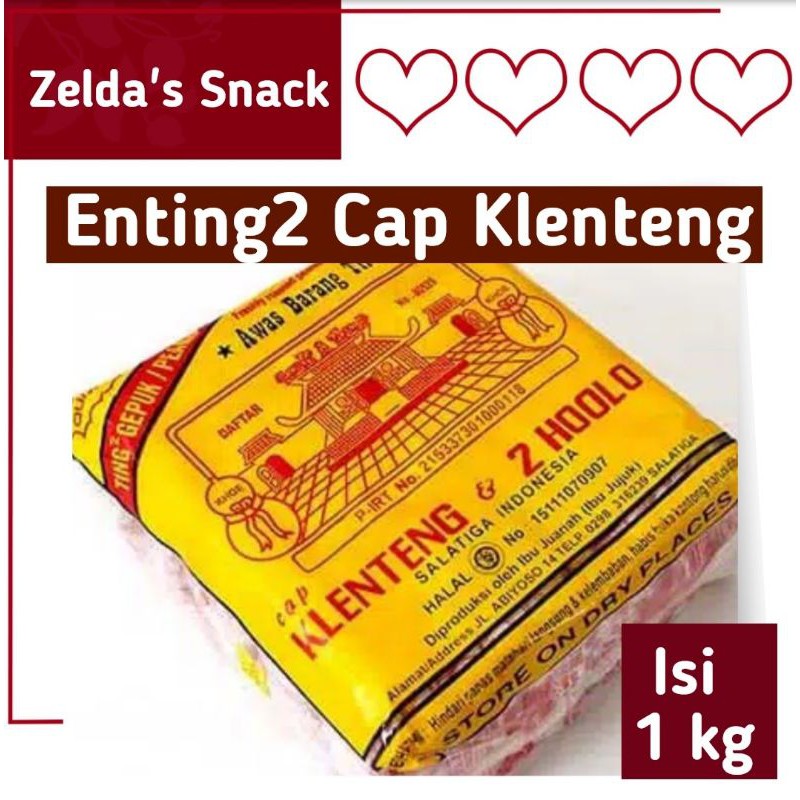 Enting Enting Kacang Cap Klenteng ( Besar )