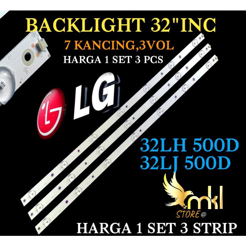 BACKLIGHT TV LED 32" INC LG 32LH500D-32LJ500D BACKLIGHT TV LG 32INC LH500D-32LJ500D