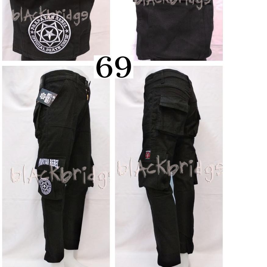 ★Terlaris★  Celana Cargo Panjang PRAPATAN REBEL - PRBL ANTHRAX INDONESIAN DEATH METAL KREATOR SABOTA