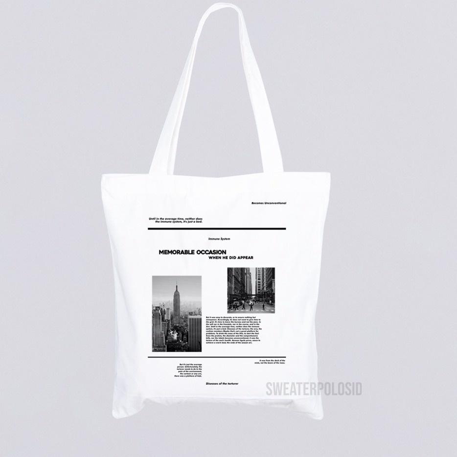 Tas Totebag Mastermind Series (Ada Resleting) "KI.19Au22υ"