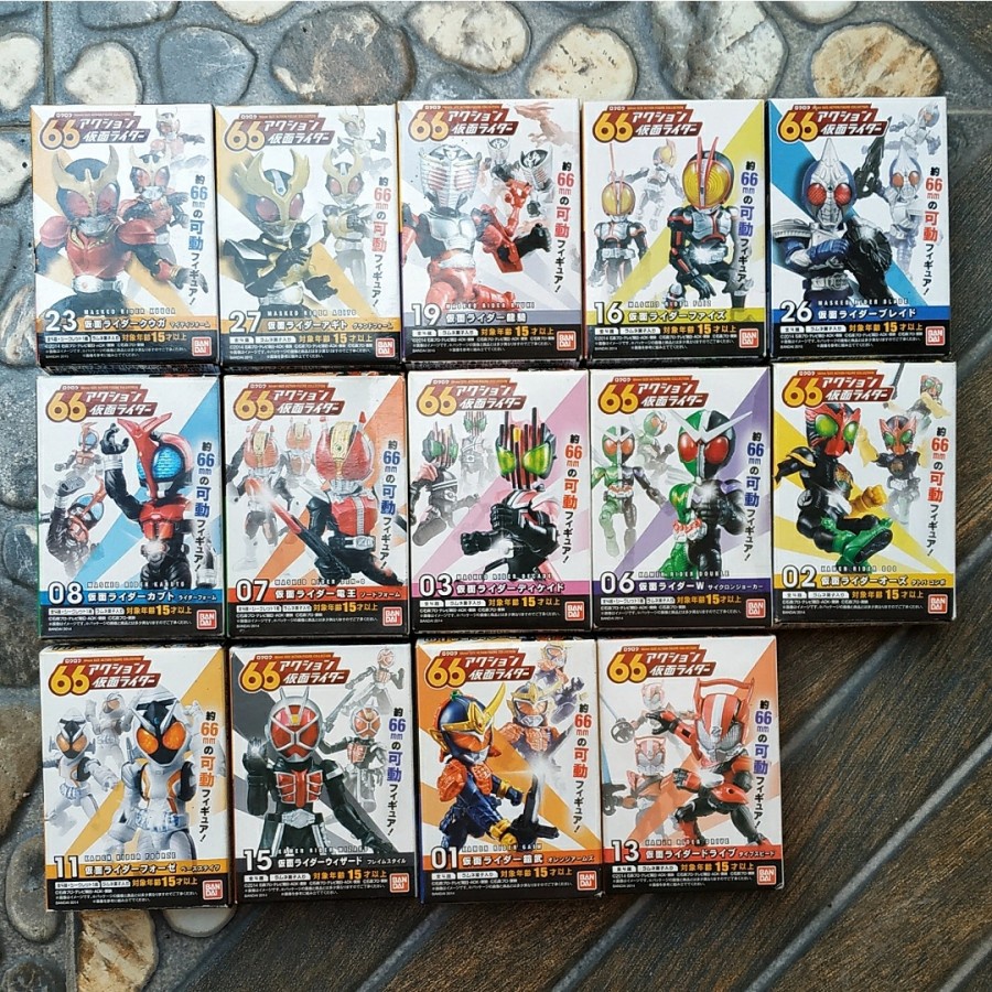 Candy Toys Ct66 Ct 66 Kamen Rider Heisei Set 14 New Ori Bandai