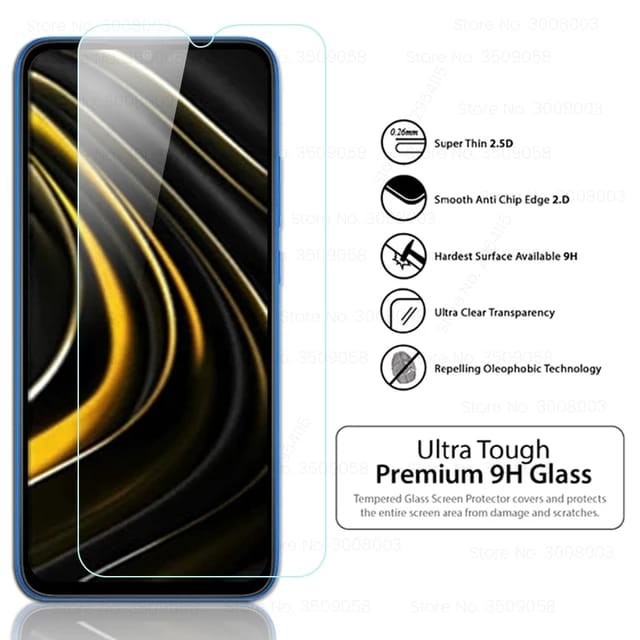 POCO M5 M5S / M4 PRO 4G / M3 / M3 PRO 5G TEMPERED GLASS SCREEN GUARD ANTI GORES KACA