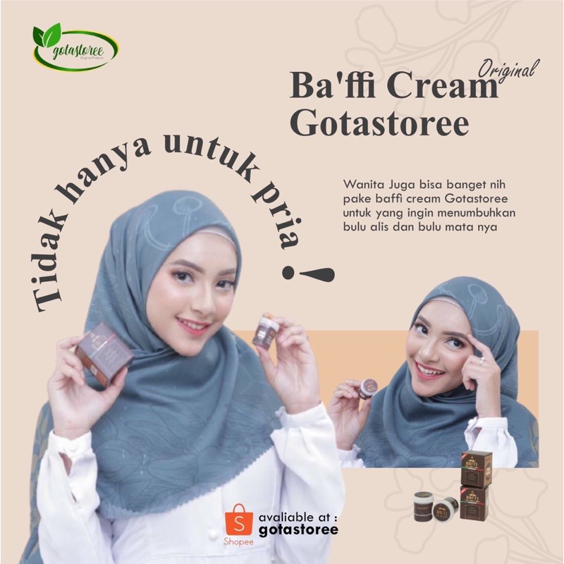 B'AFFI CREAM ORIGINAL | PENUMBUH BULU HALUS SECARA ALAMI