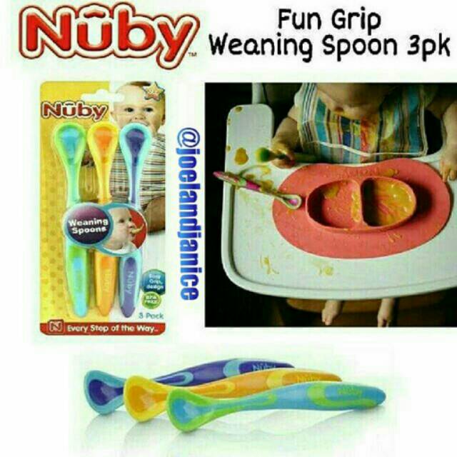 Nuby Weaning Spoon 3pk