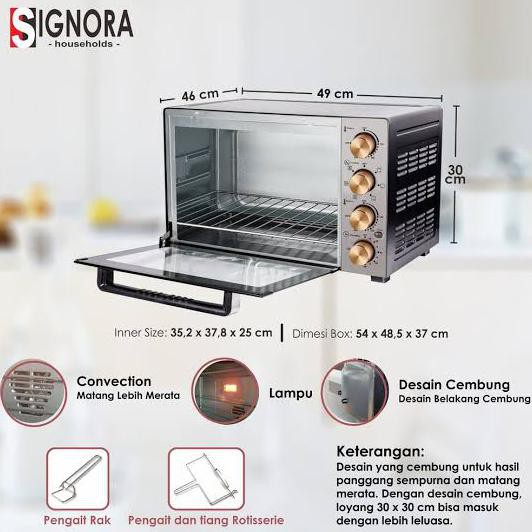 Signora Oven La Belle 35L Oven Listrik Badascentury