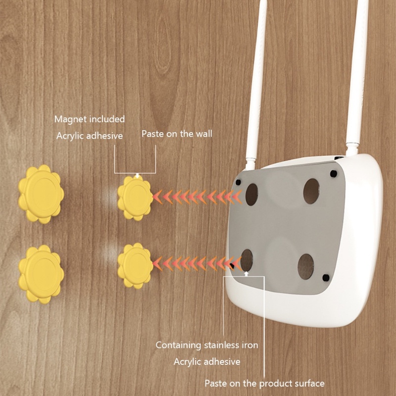 Rak Penyimpanan Remote Control Magnetik Anti Hilang Bentuk Bunga Matahari