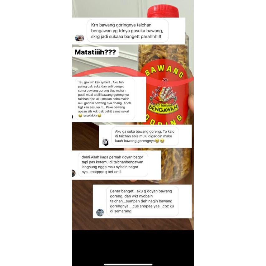 

DB Bawang Goring Taichan Bengawan✴ (Terbaru)