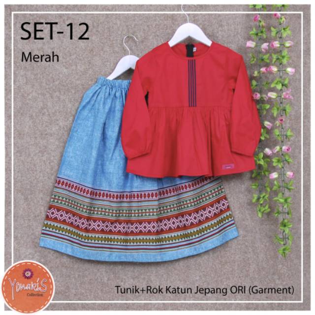 Setelan Tunik Anak Yonakis