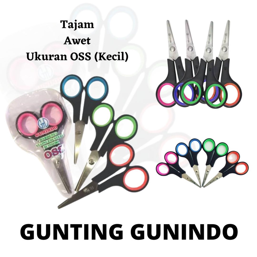 Jual Gunting Kertas Gunindo Oss Gunting Kertas Kecil Mini Shopee