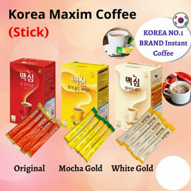 [SATUAN] Maxim Coffee Premium Korea ALL VARIAN - Kopi Korea Sachet