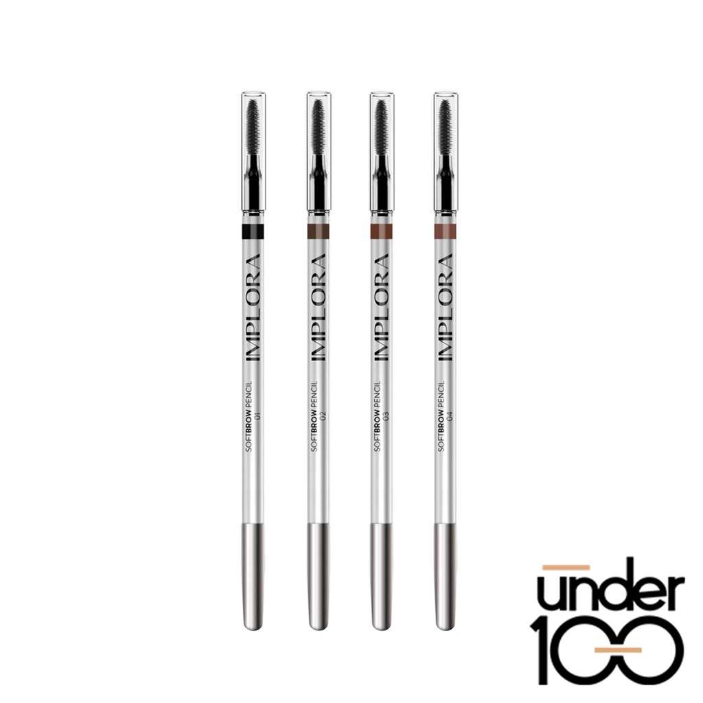 ❤ UNDER100 ❤ Implora (✔️BPOM) Pensil Alis 2.5 gram ( soft eyebrow pencil )