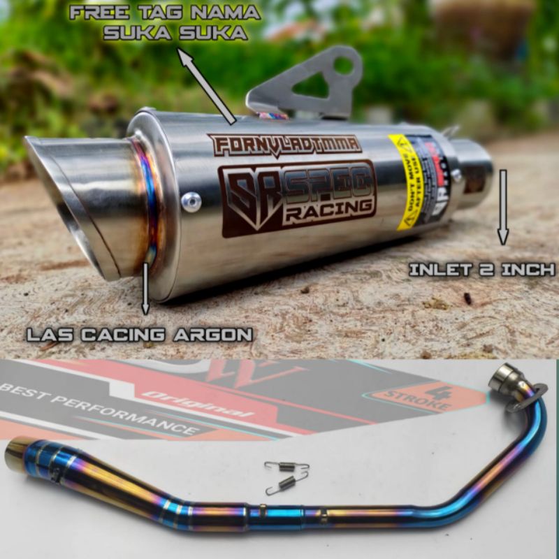 knalpot racing original spec racing SR3 knalpot racing vixion, knalpot racing r15 knalpot racing cbr