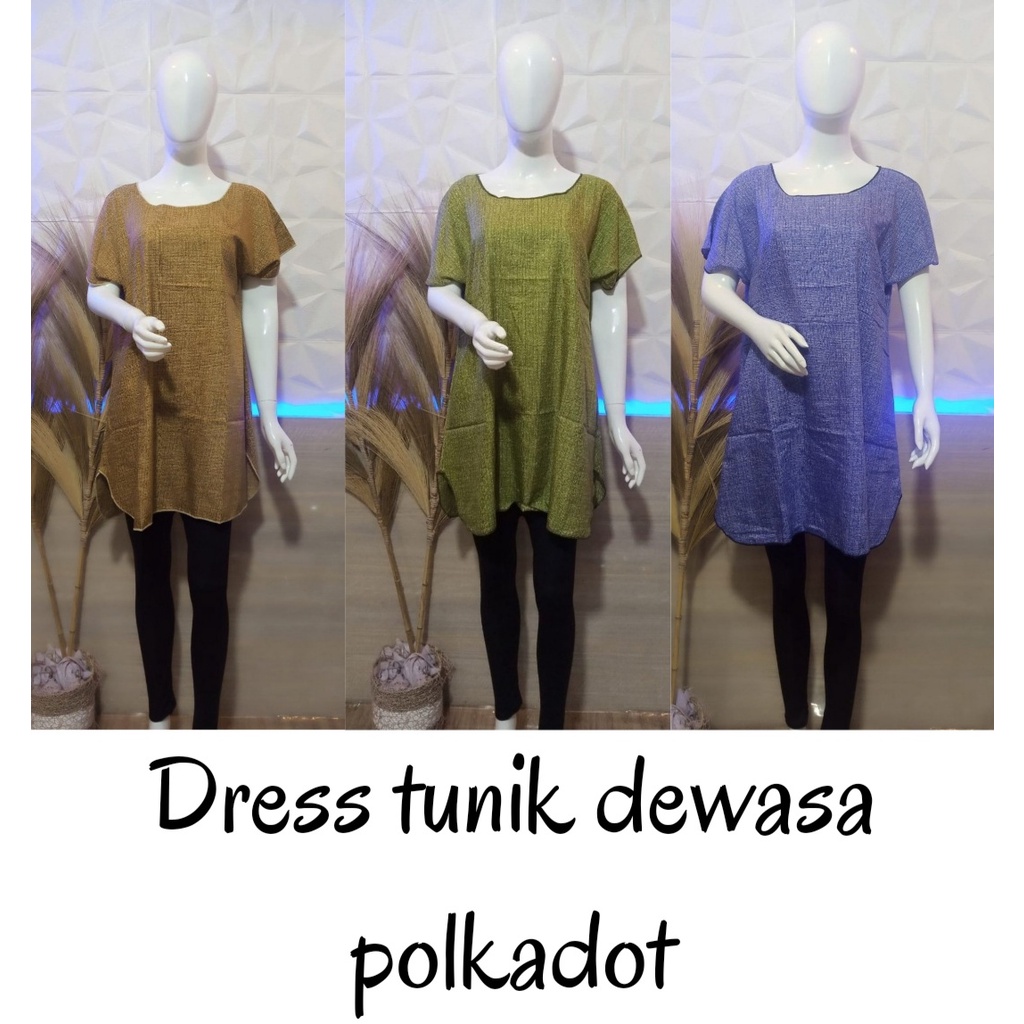 daster tunik wanita//baju tunik dewasa//baju viral//dress oblong