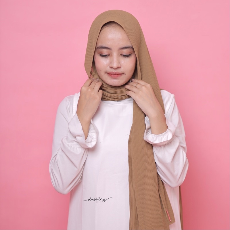 [𝗖𝗟𝗘𝗔𝗥𝗔𝗡𝗖𝗘 𝗦𝗔𝗟𝗘] PASHMINA PLISKET CERUTY BABYDOLL | PASHMINA FULL PLISKET