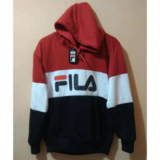 Jaket fila/sweater fila kombinasi/jaket fila hoodie 3d