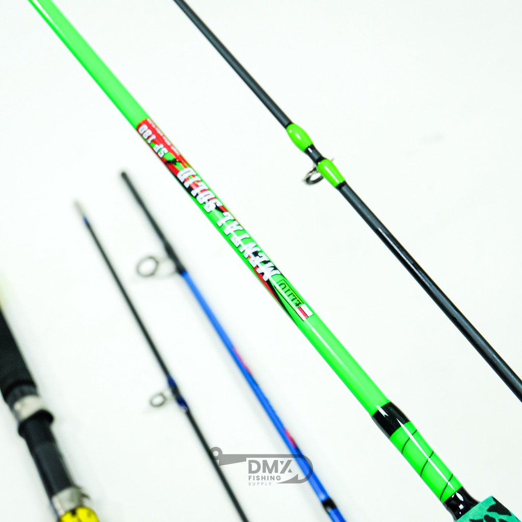 Joran Pancing Fiber Solid Elito Mental Ukuran 165 180 Cm Model Sambung 2 Fuji 17lb 20lb