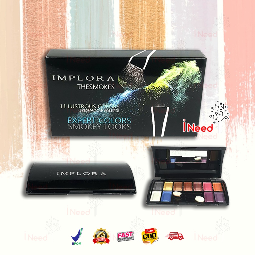 (INEED) (7672) Eyeshadow Implora THESMOKES PALETTE