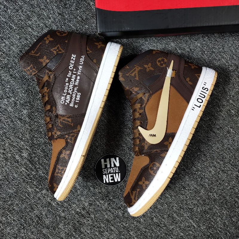 off louis air jordan 1 price