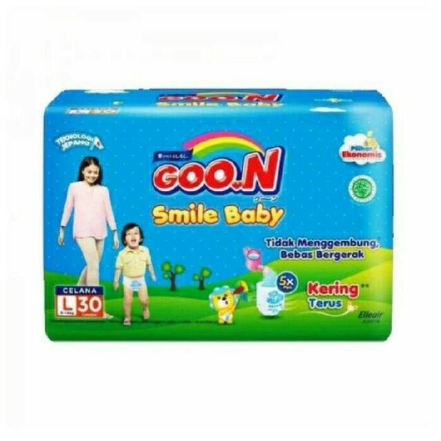 Diaper Goon smile baby Pants ukuran L isi 30