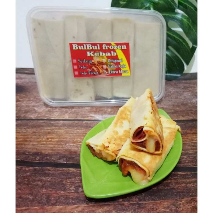 

Kebab Frozen BulBulKebab Isi 10 Ekstra Keju Halal