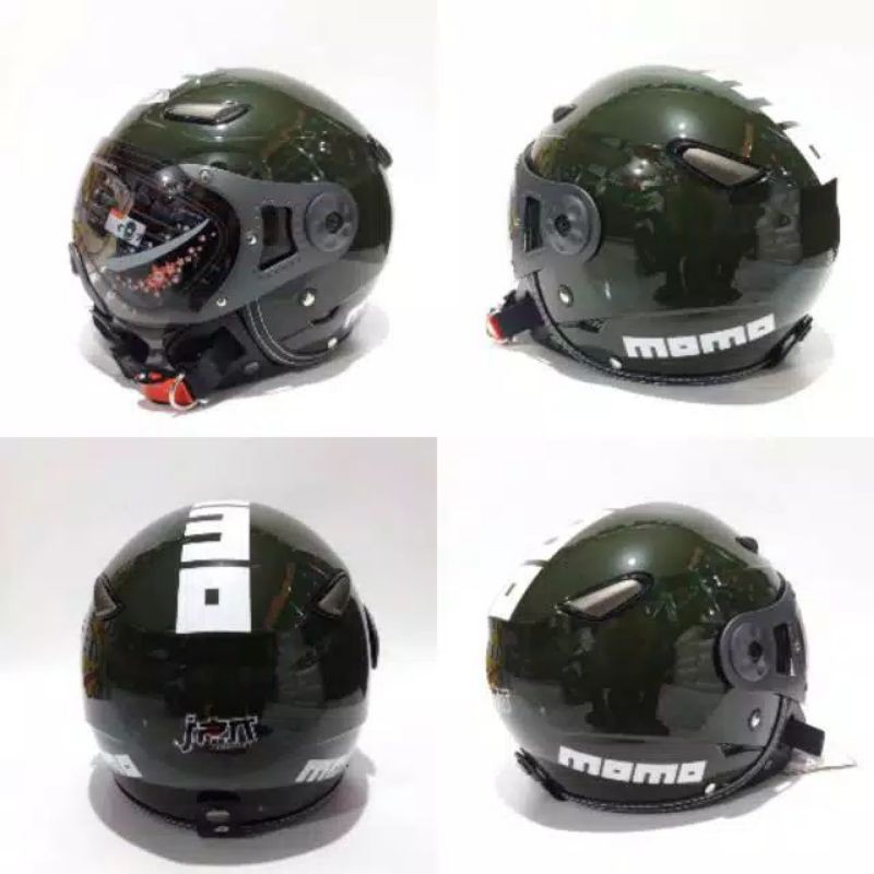Helm JPN MOMO Pilot Original Army Gloss