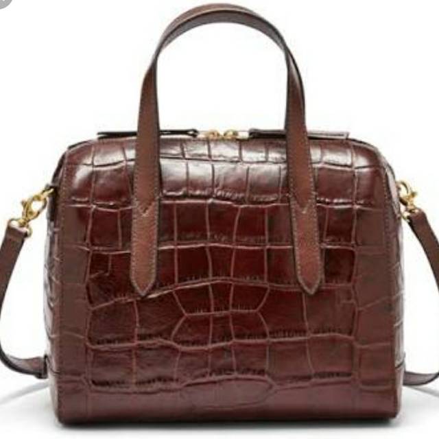 Fossil Sydney Satchel Croco