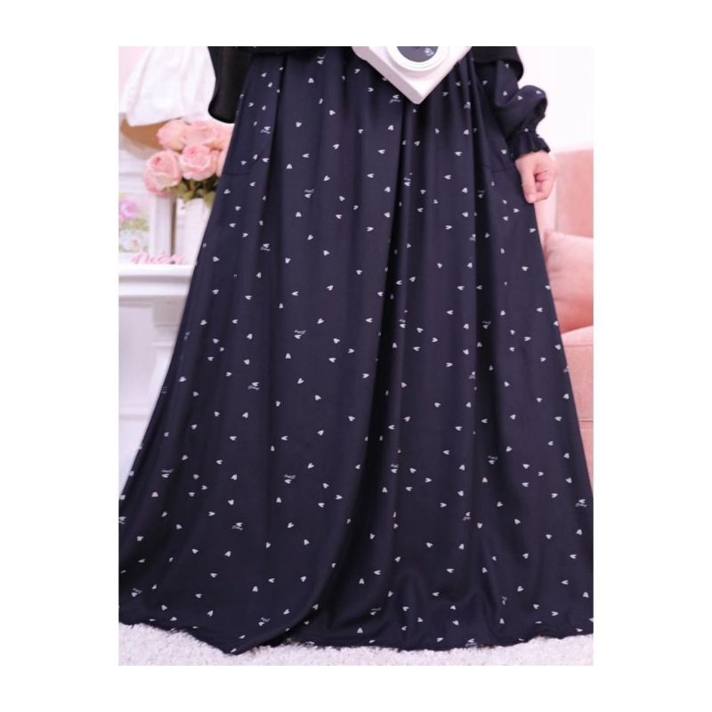 Ditsy Amore Jetblack Nightgown size XL