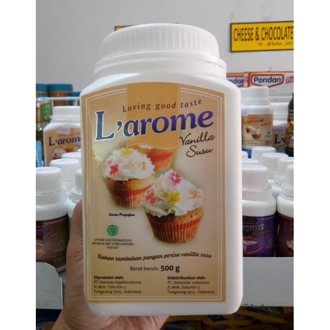 

Larome Perisa Vanilla Susu 500 gr