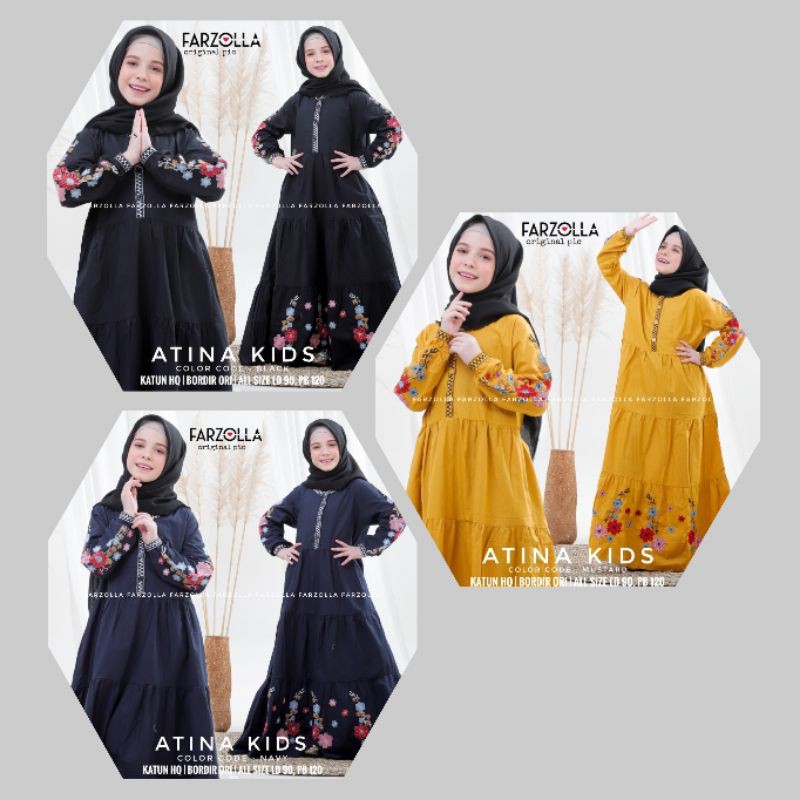 ATINA KIDS KATUN HQ BORDIR ASLI