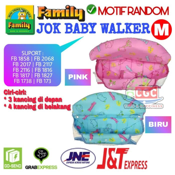 jok Family Baby Walker ORI Ukuran M tipe 1858 2068 2017 781A