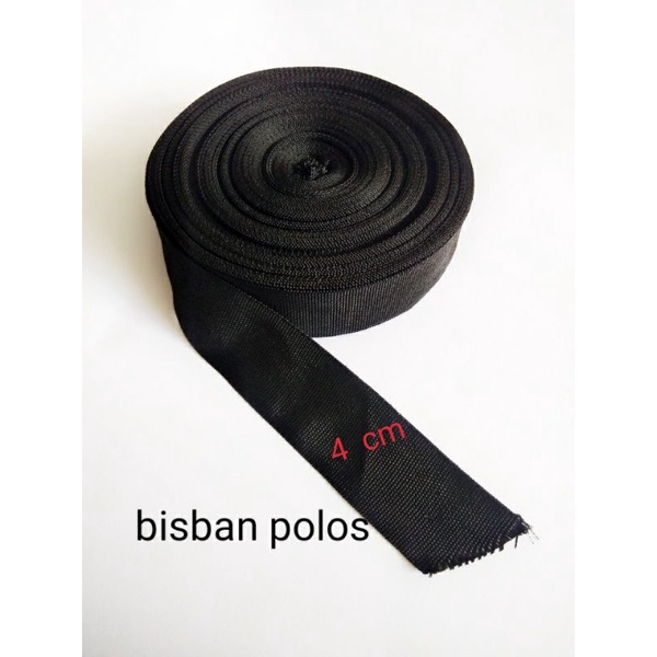 bisban tali webbing PP lebar 4 cm 1 roll panjang 26 meter / bisban murah