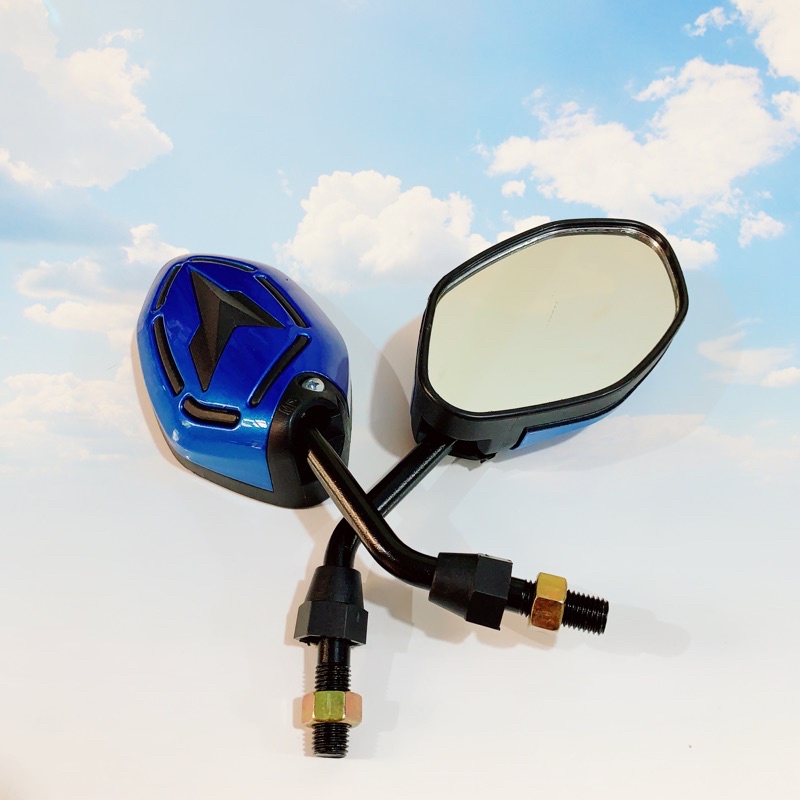 SPION KACA SPION MOTIF WARNA BEAT/VARIO/SUPRA X 125/JUPITER MX KING/MIO/AEROX/XEON/XRIDE/VEGA R NEW-YAMAHA-BIRU