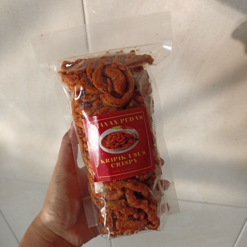 

Kripik usus Crispy Medium (200grm+)