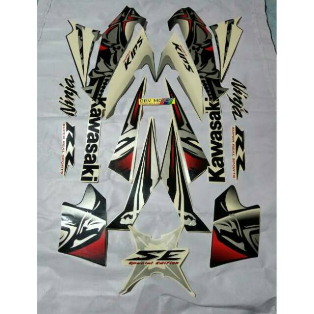 STRIPING NINJA RR NEW 150 SE PUTIH